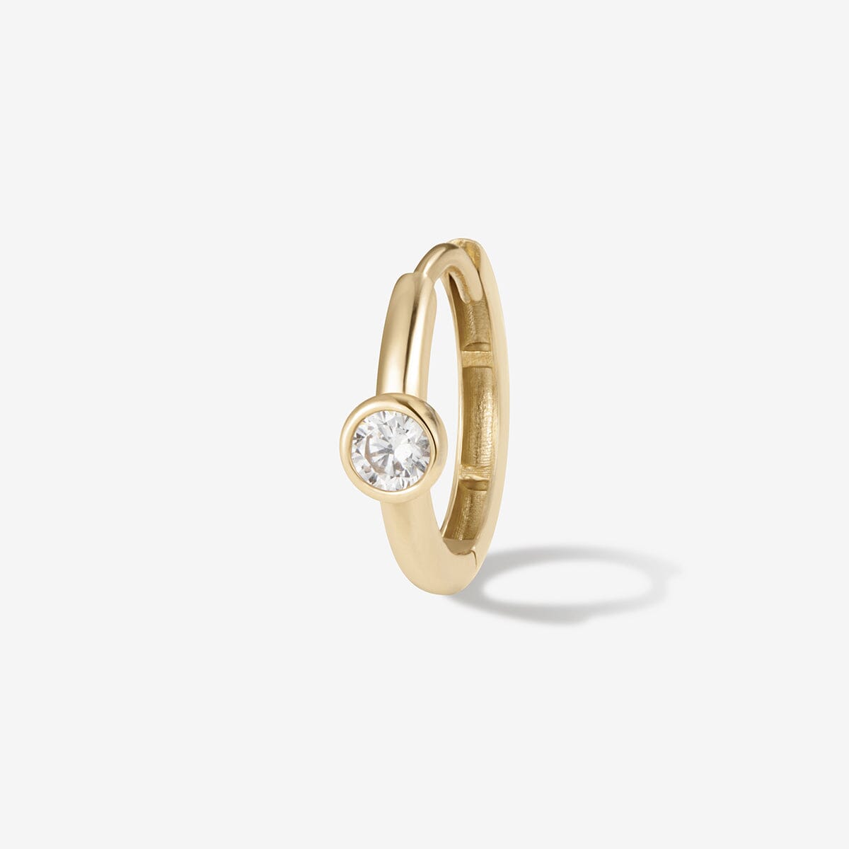 Lotto diamond hoop piercing