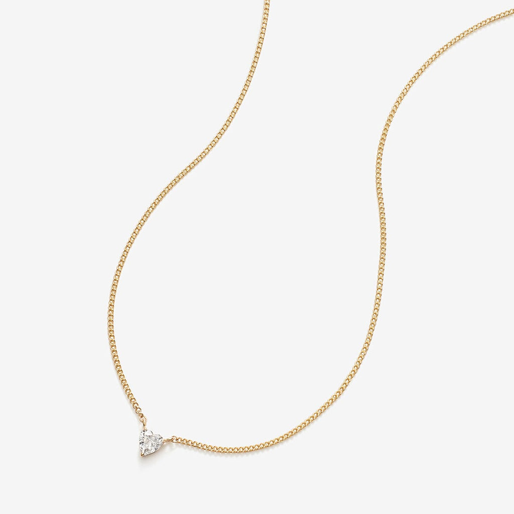 Maddox heart diamond necklace