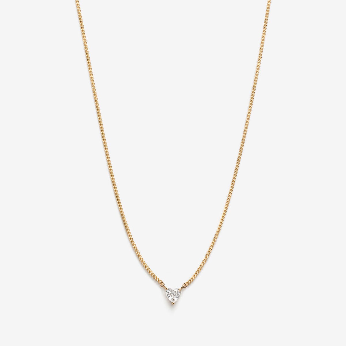 Maddox heart diamond necklace