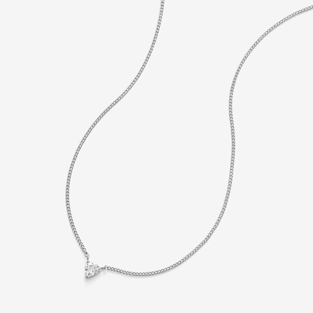 Maddox heart diamond necklace