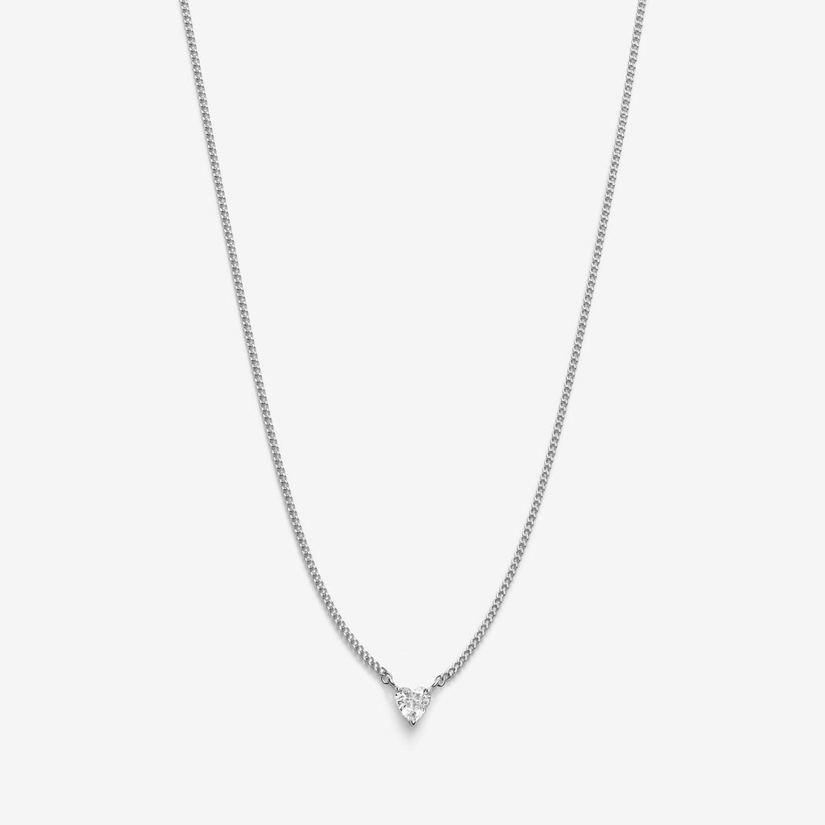 Maddox heart diamond necklace