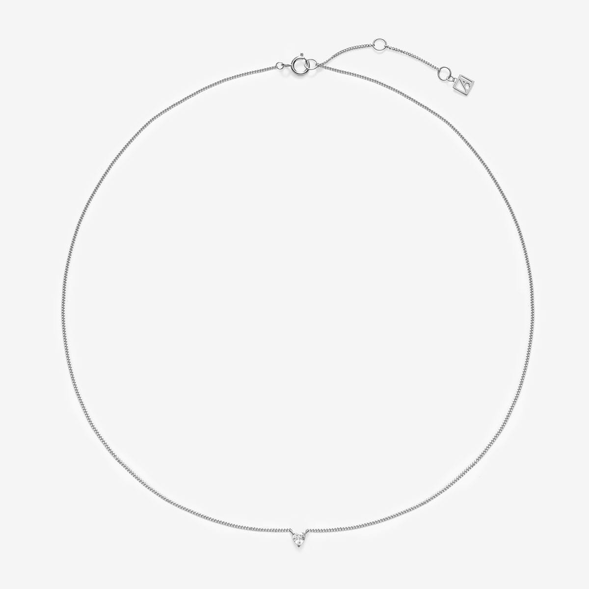 Maddox heart diamond necklace