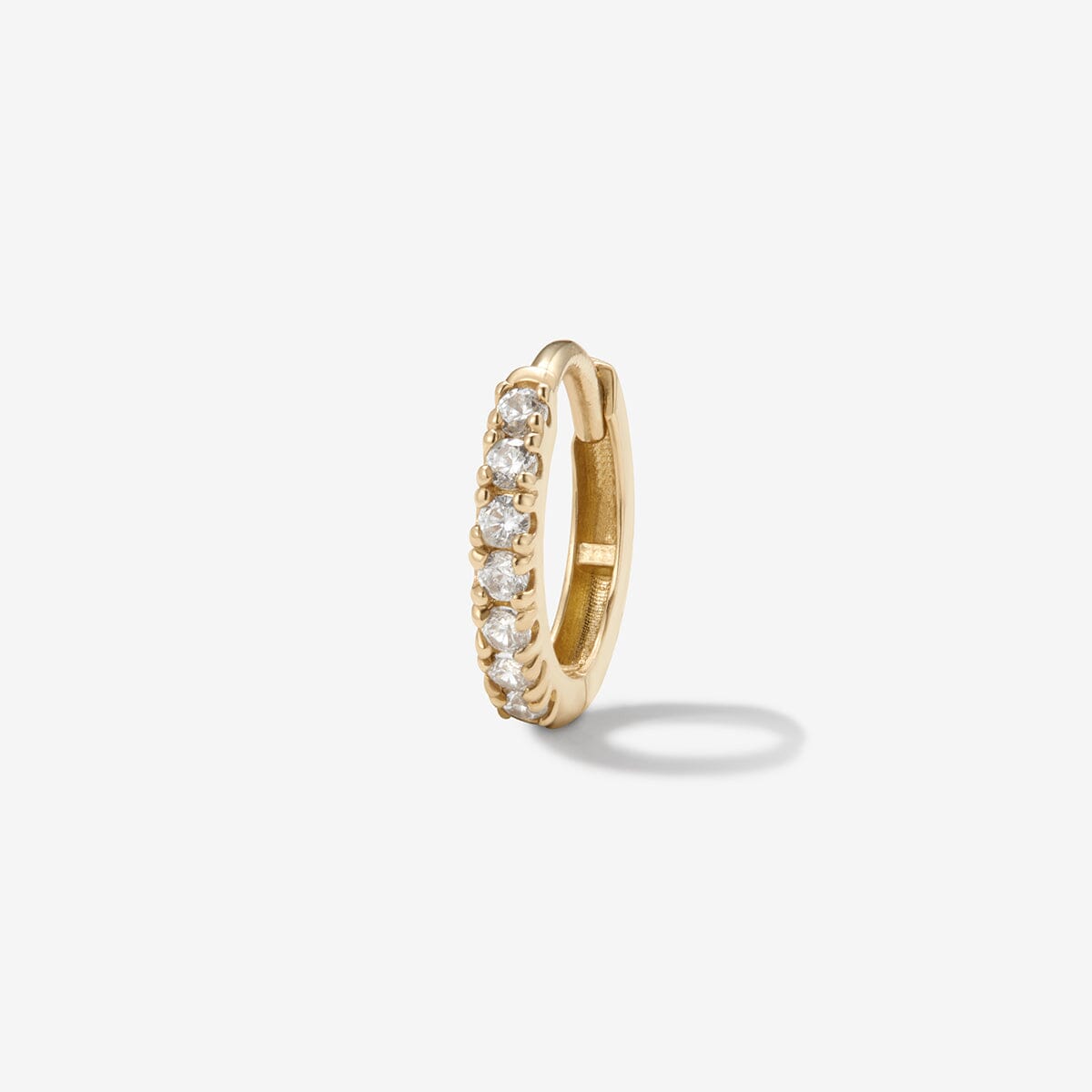 Mike diamond hoop piercing