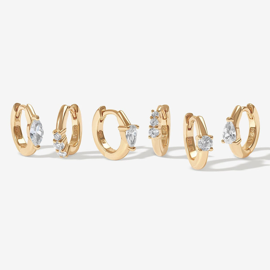 Naked Burton 6-piece earring set