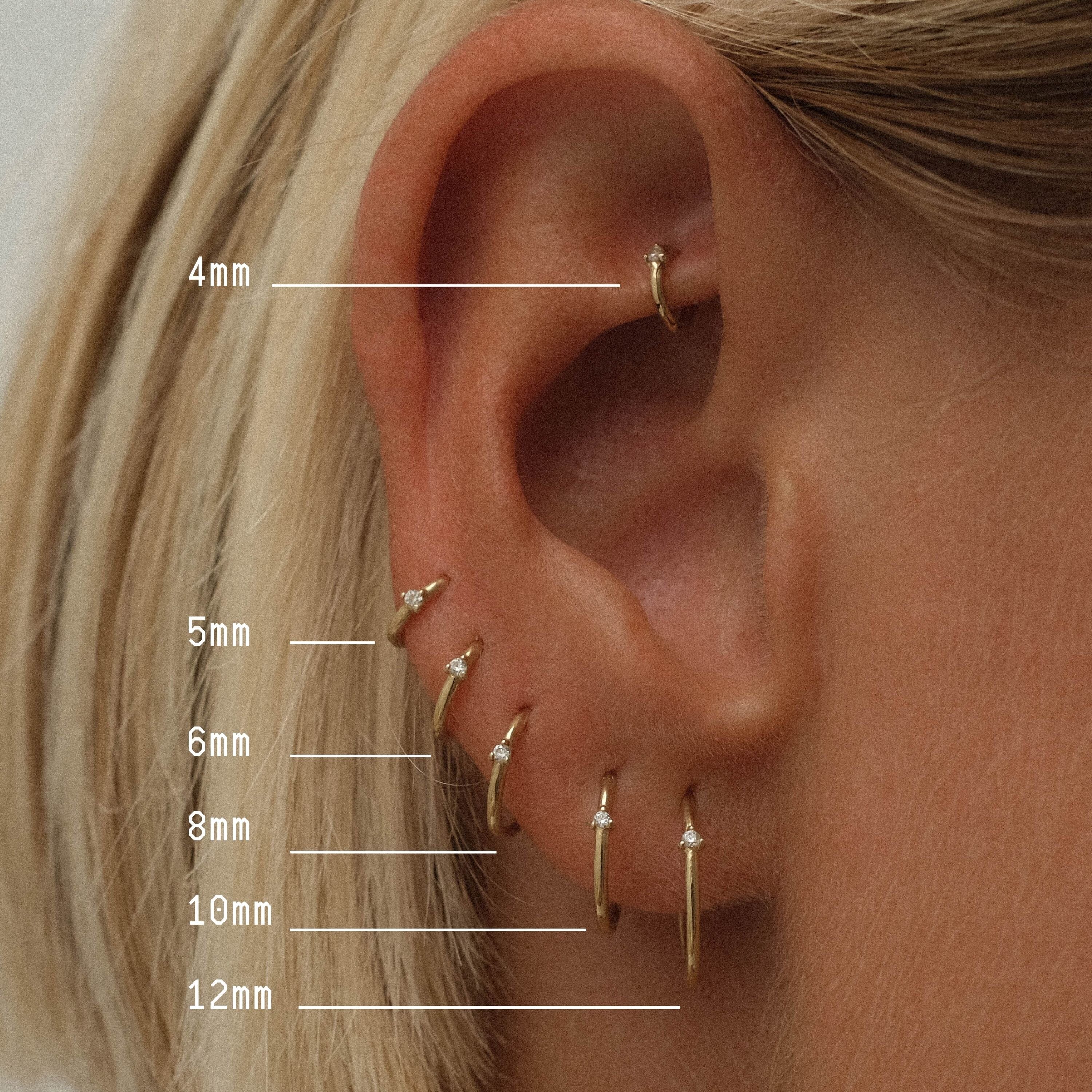 Cloud diamond clicker hoop