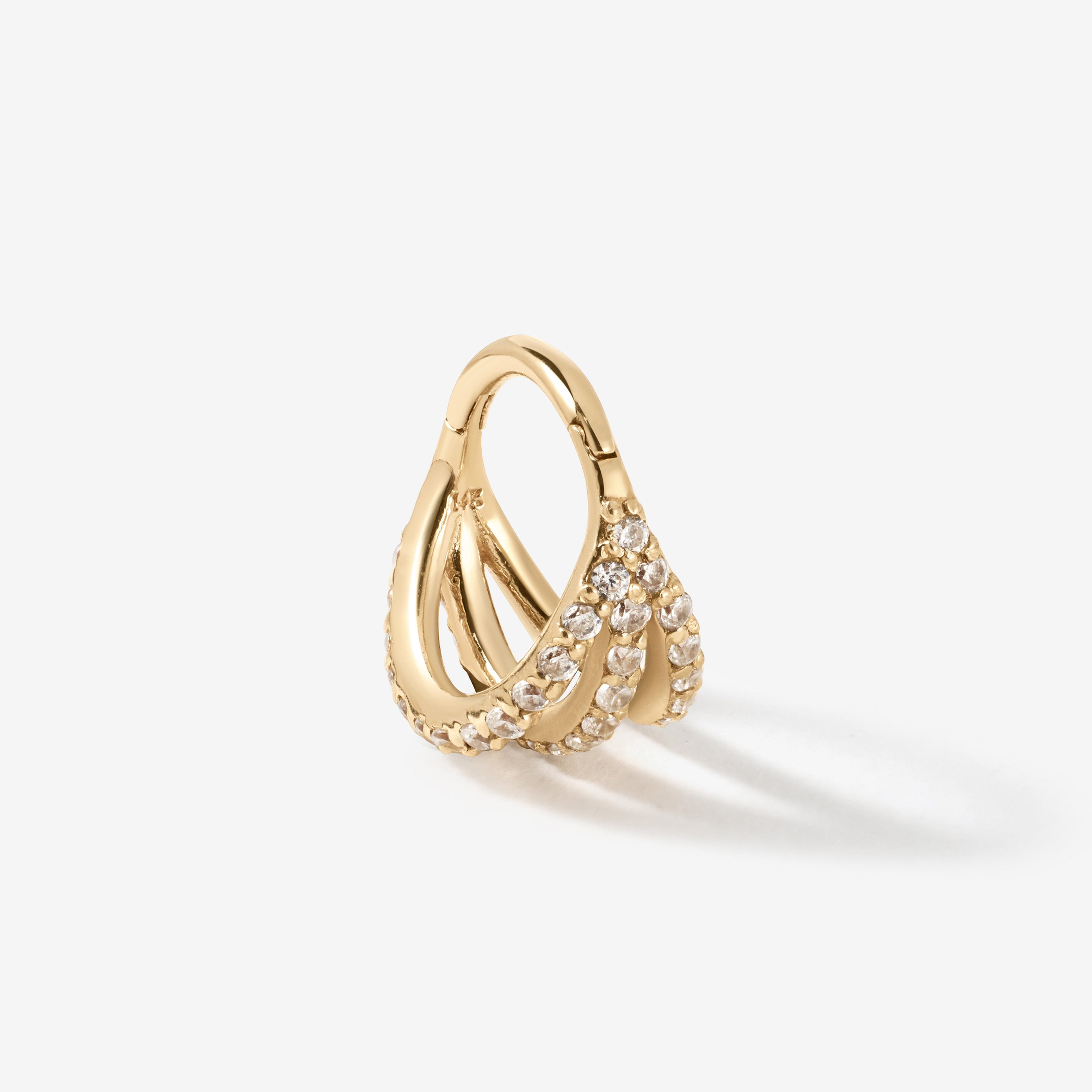 Peng frosted cage clicker hoop