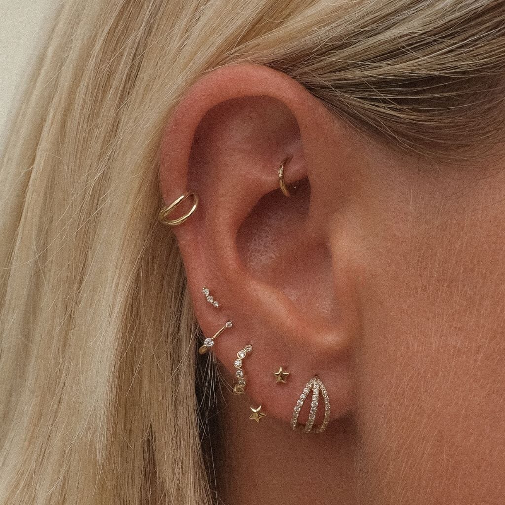 Peng frosted cage clicker hoop