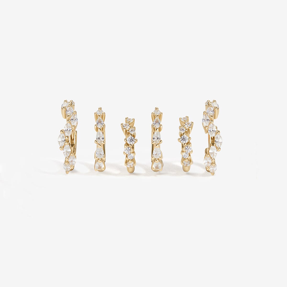 Tran 6-piece earring set