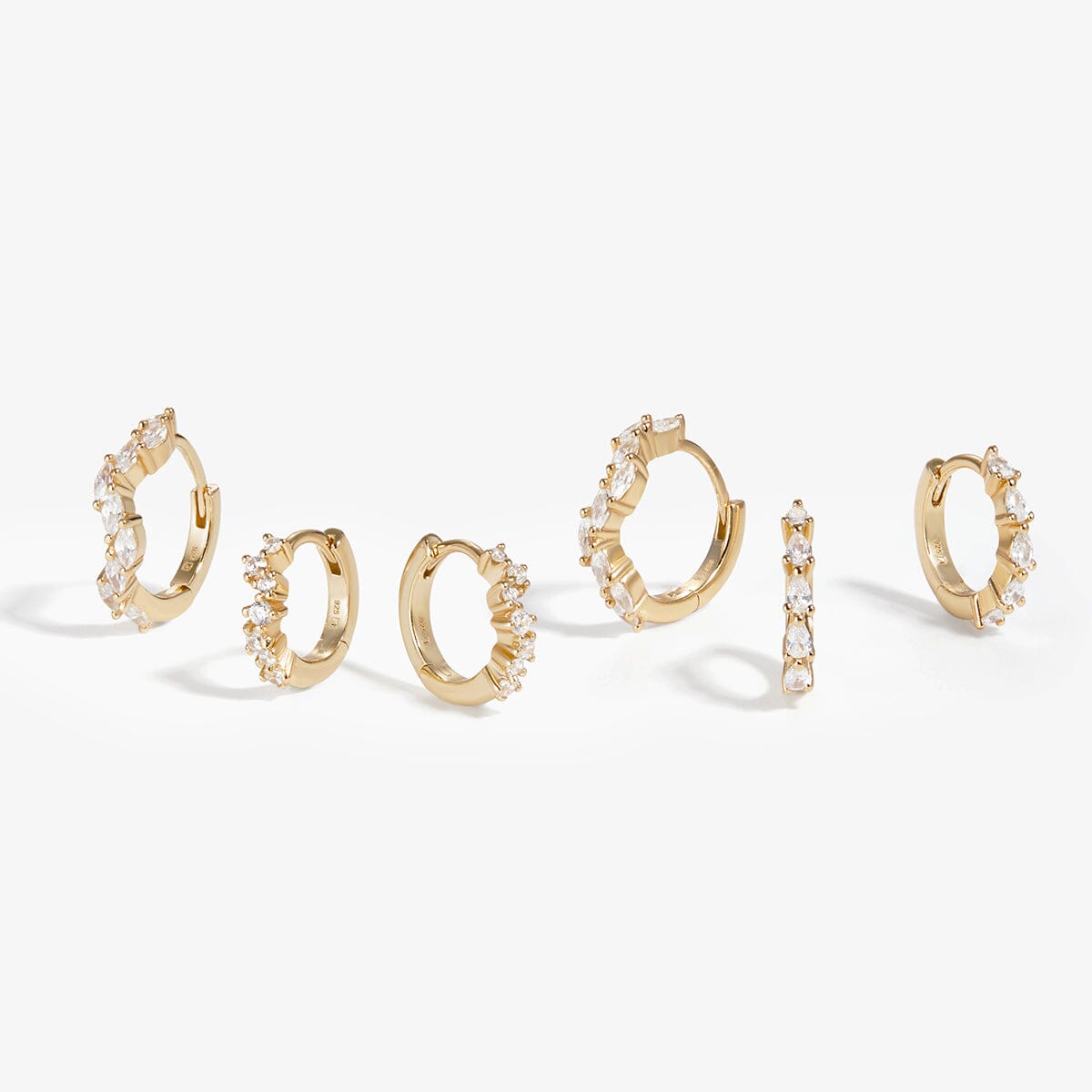Tran 6-piece earring set