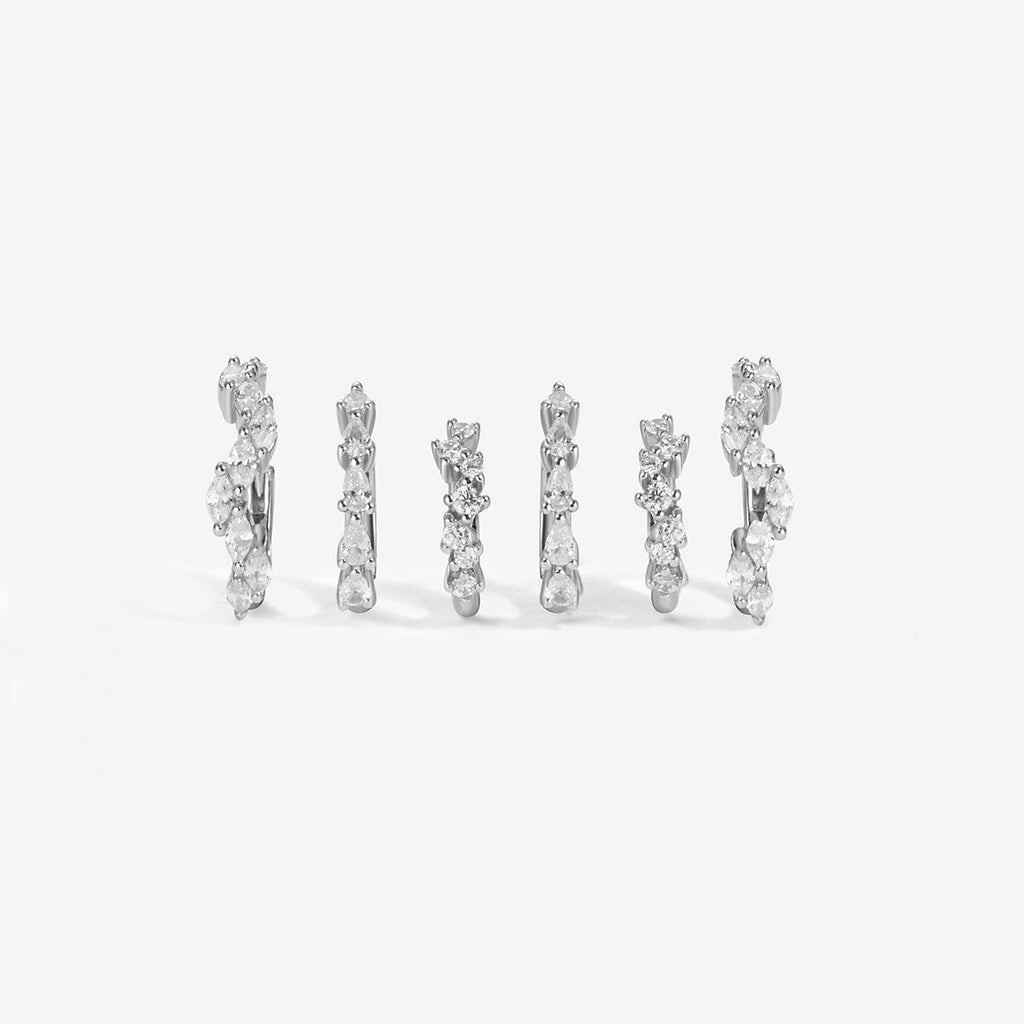 Tran 6-piece earring set