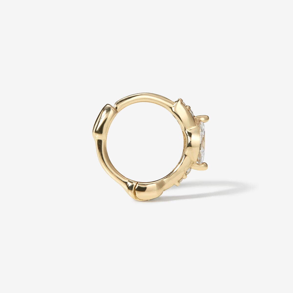 Whistler huggie piercing