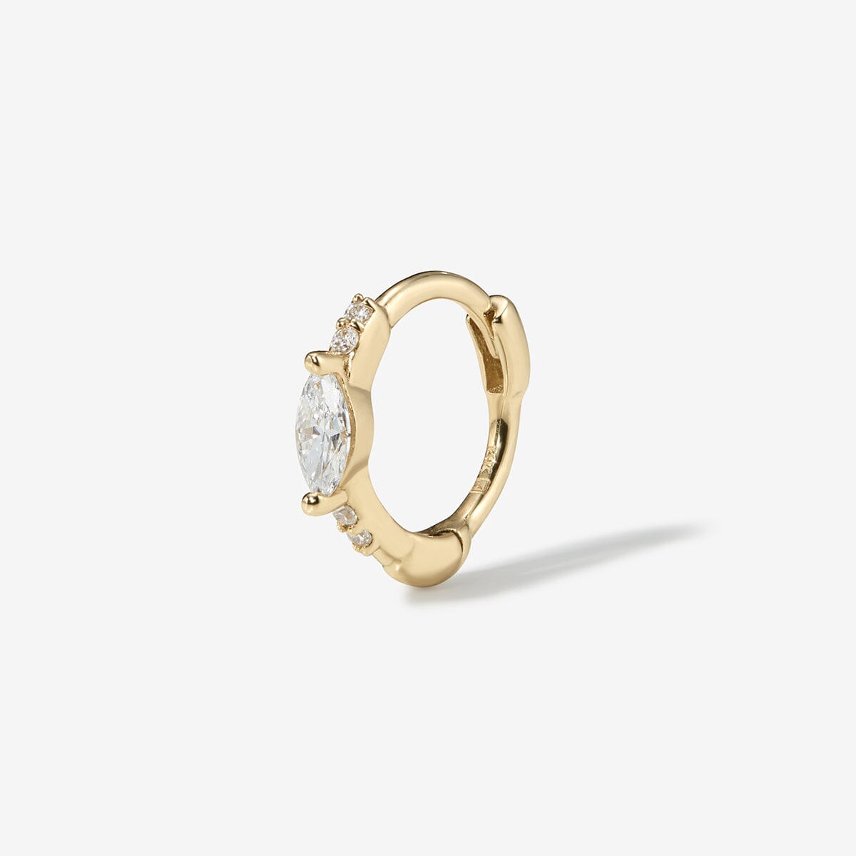 Whistler huggie piercing