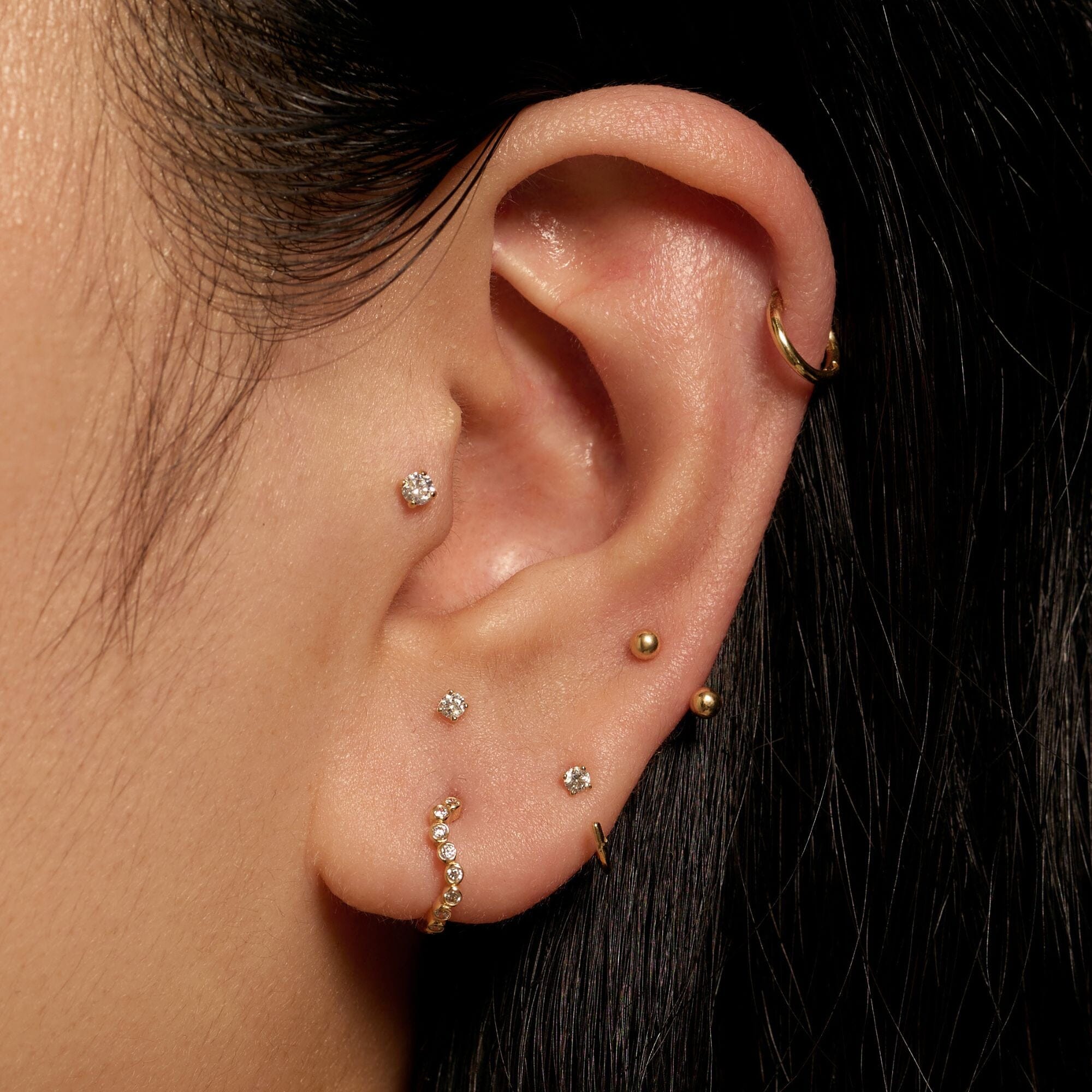 Lionel diamond hookie piercing